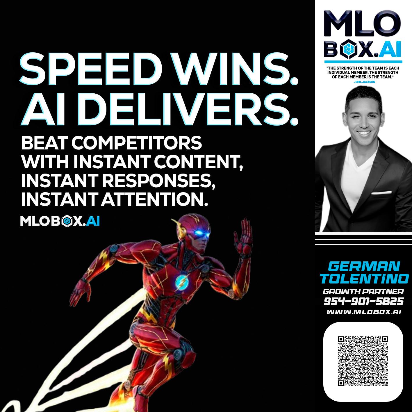 SPEED WINS - German Tolentino -Mortgage Advisor