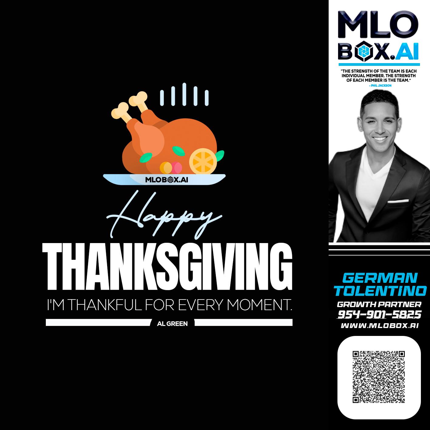 HAPPY THANKSGIVING - German Tolentino -Mortgage Advisor