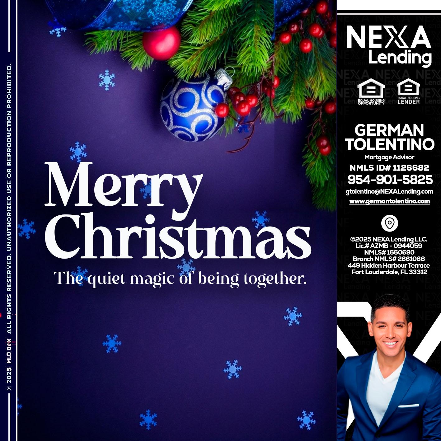merry christmas - German Tolentino -Mortgage Advisor