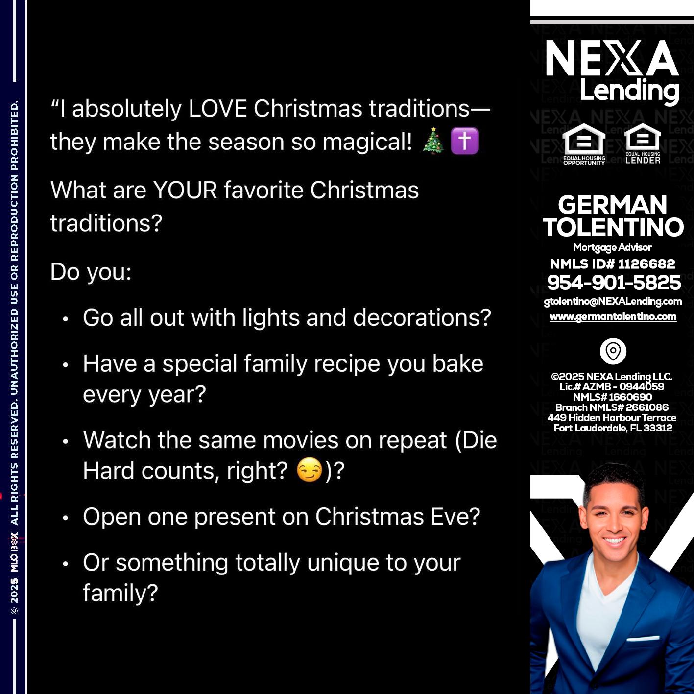 I love christmas - German Tolentino -Mortgage Advisor