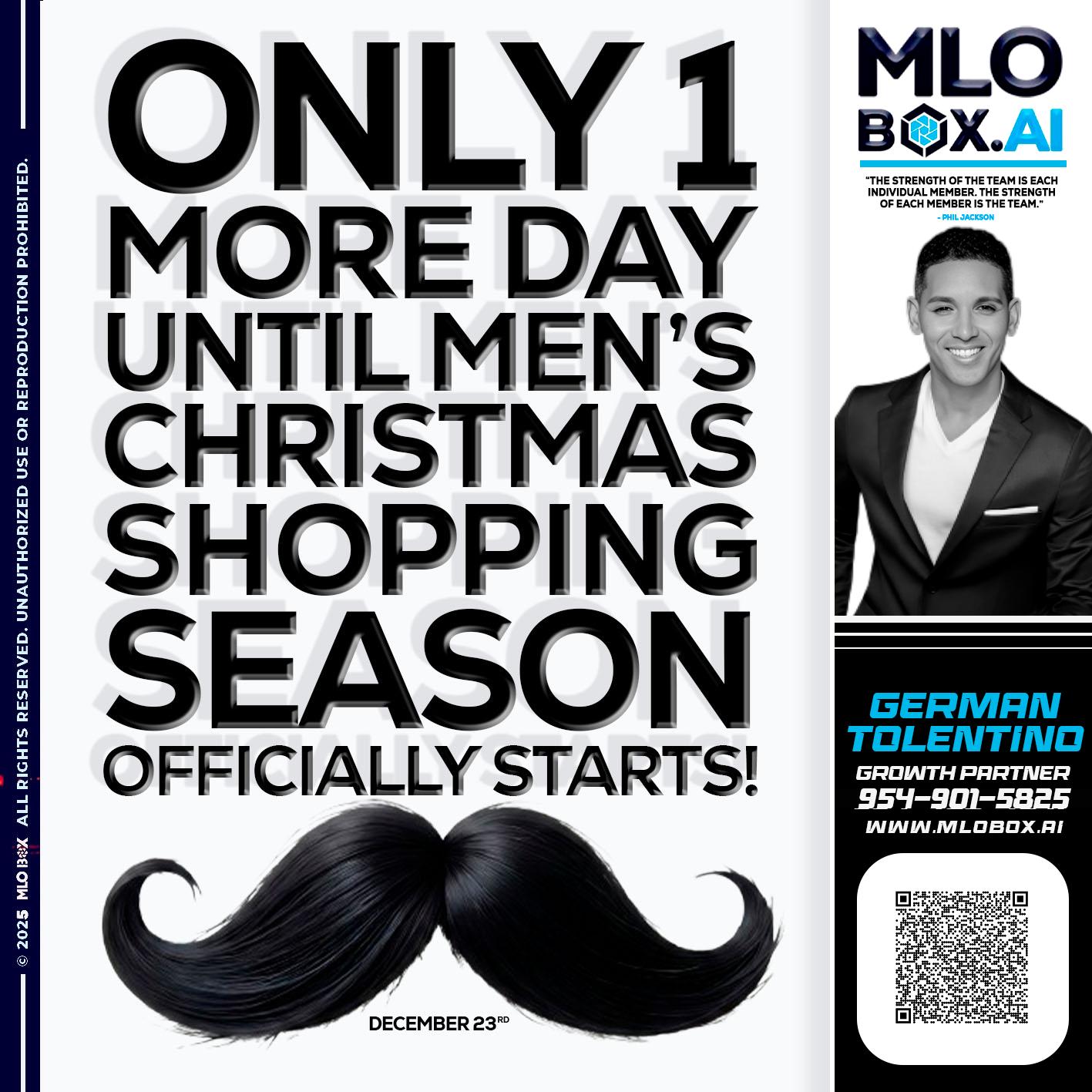 only one more day - German Tolentino -Mortgage Advisor
