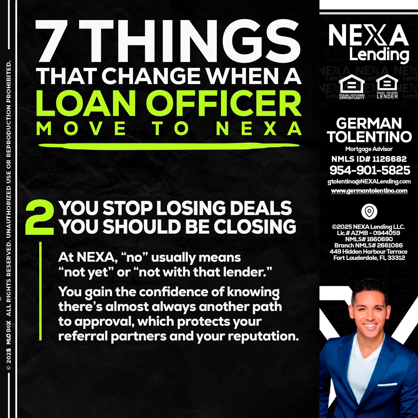 7 THINGS (2) - German Tolentino -Mortgage Advisor