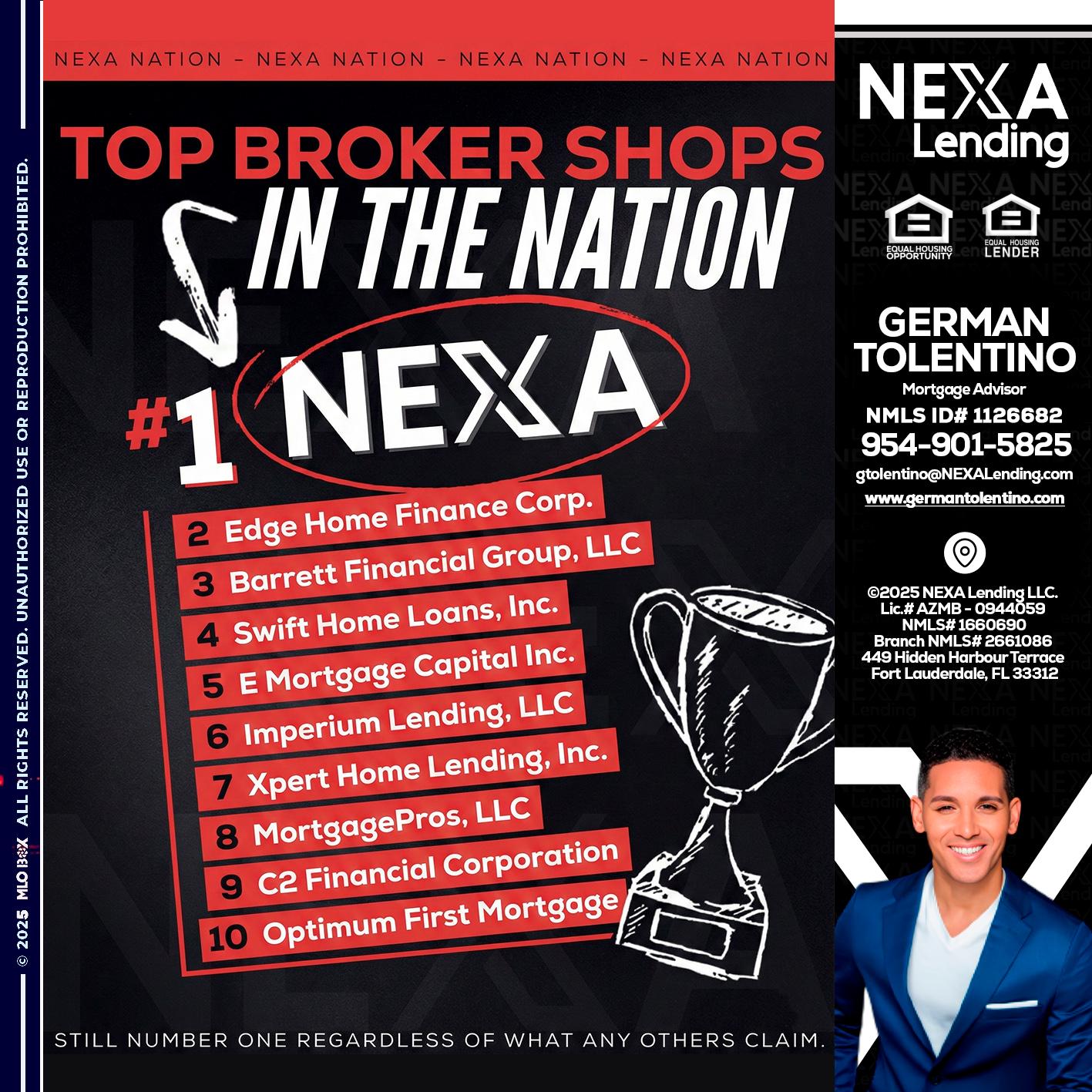 top broker - German Tolentino -Mortgage Advisor