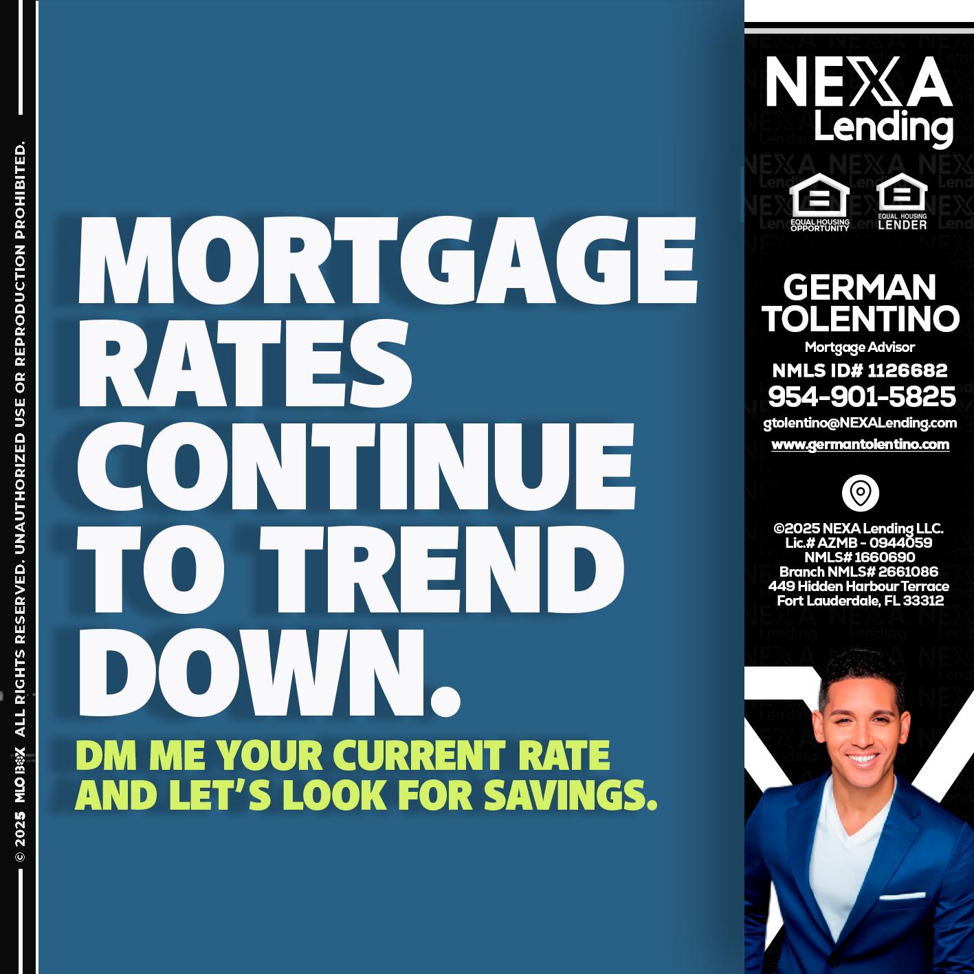 MORTGAGE RATES - German Tolentino -Mortgage Advisor