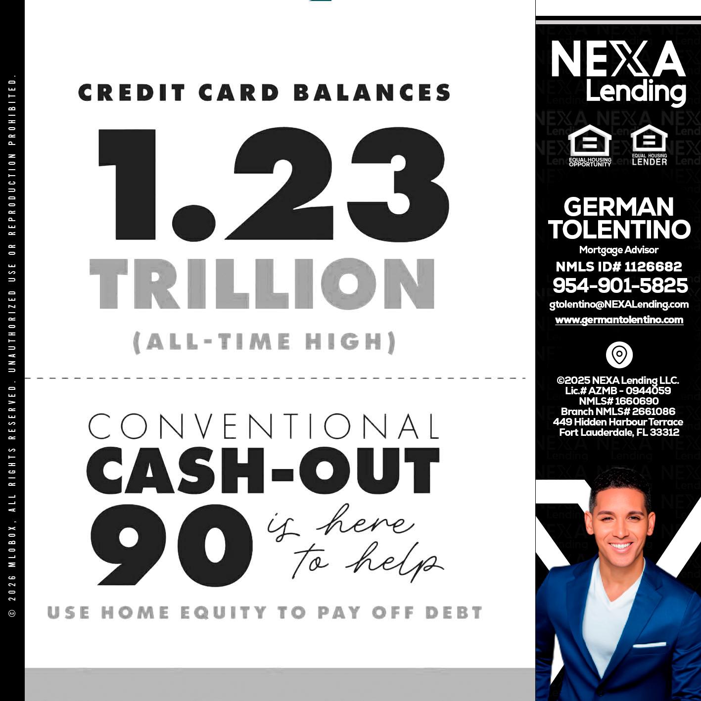 CREDIT CARD BALANCE - German Tolentino -Mortgage Advisor