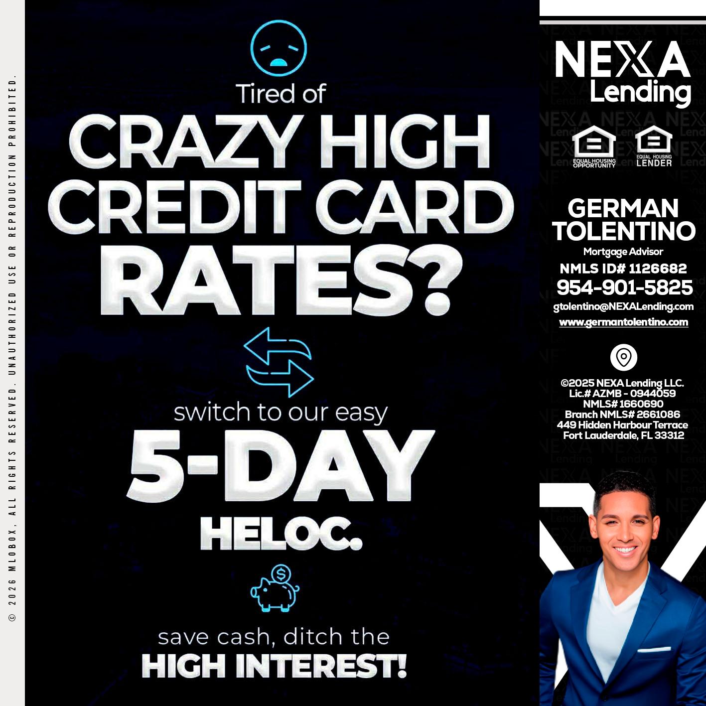 CRAZY HIGH - German Tolentino -Mortgage Advisor