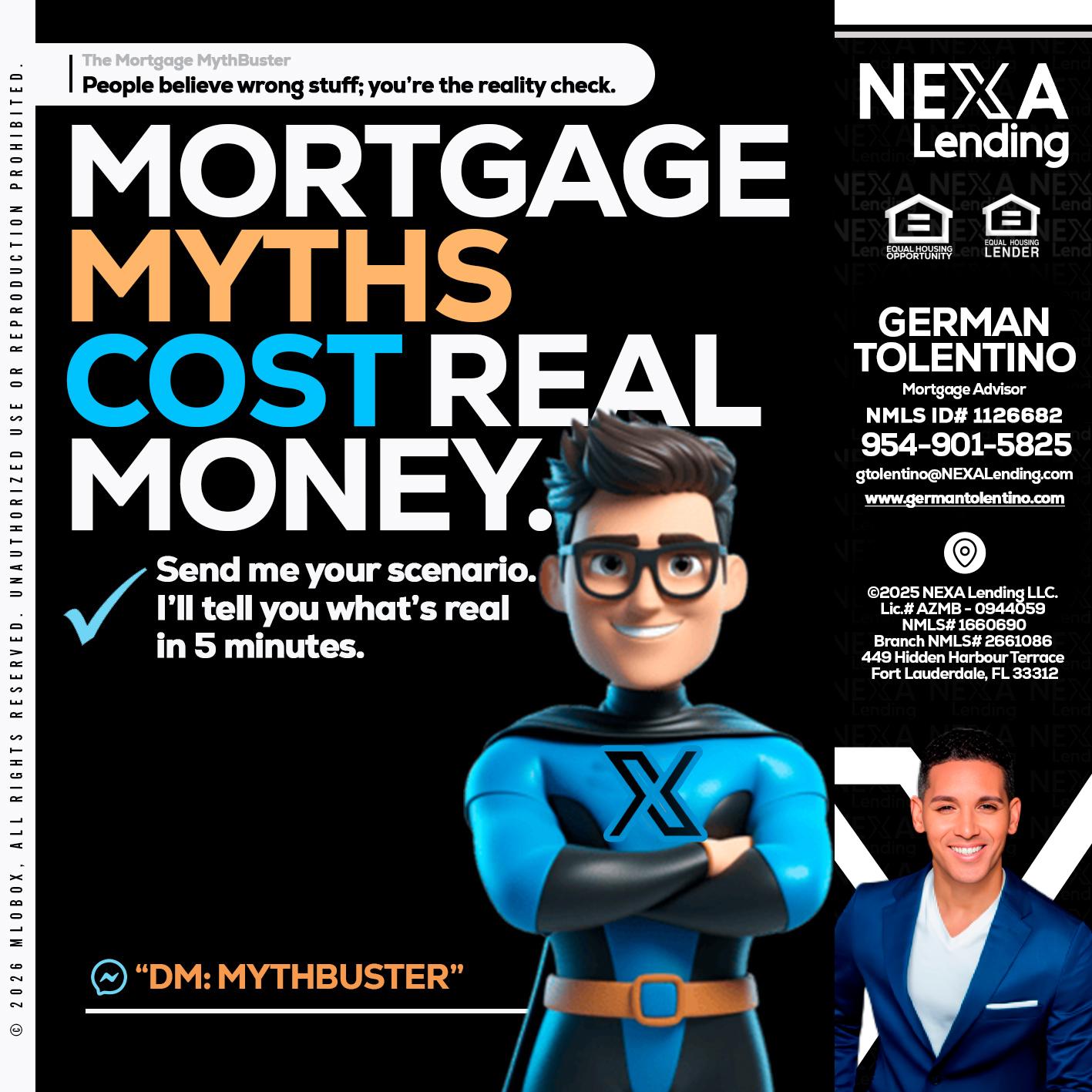 MORTGAGE MYTHS - German Tolentino -Mortgage Advisor
