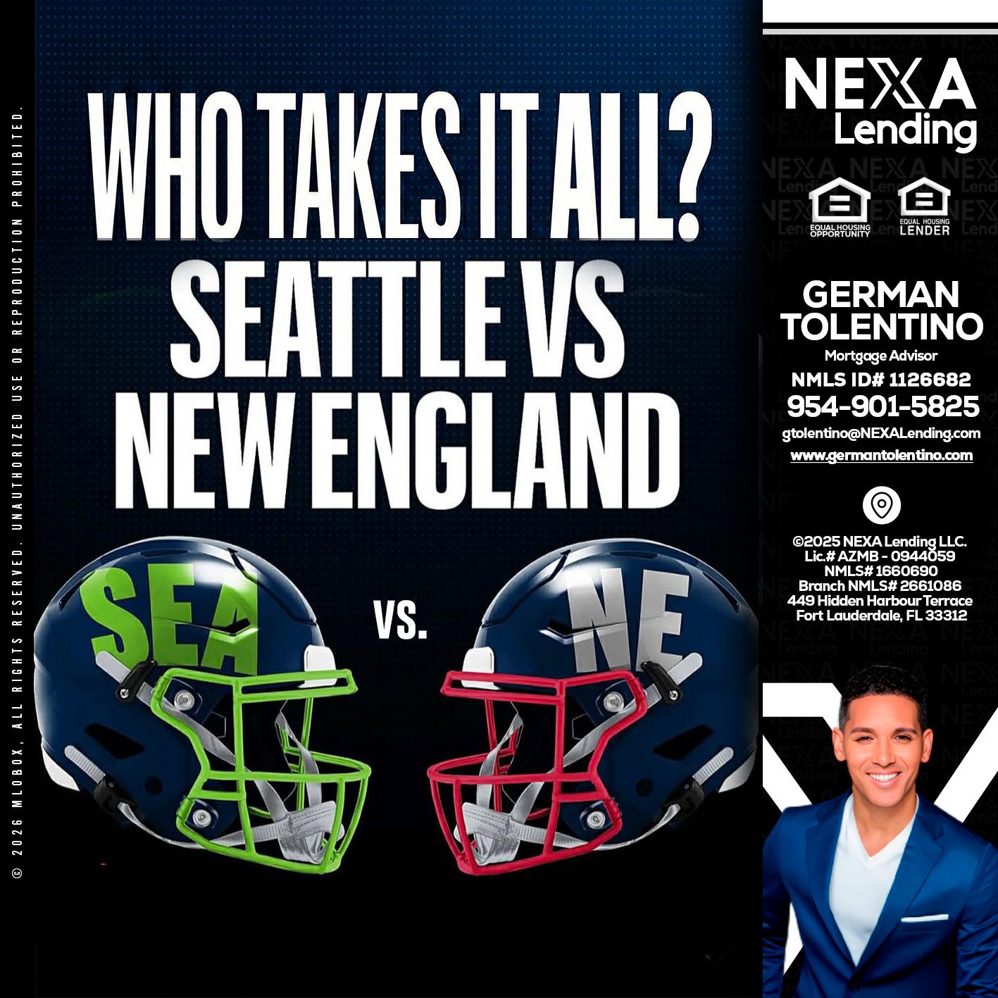 WHO TAKE IT ALL? - German Tolentino -Mortgage Advisor