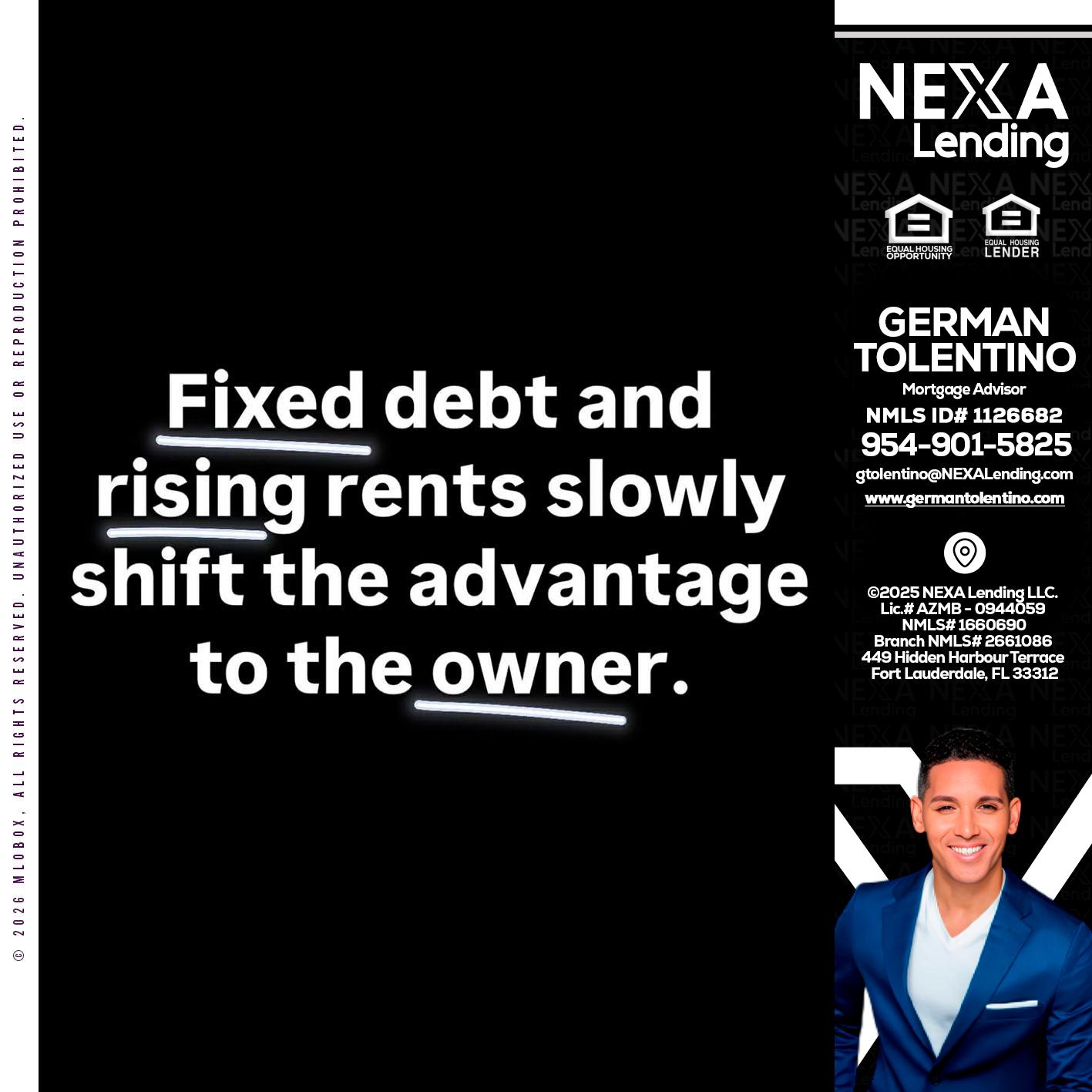 FIXED DEBT - German Tolentino -Mortgage Advisor