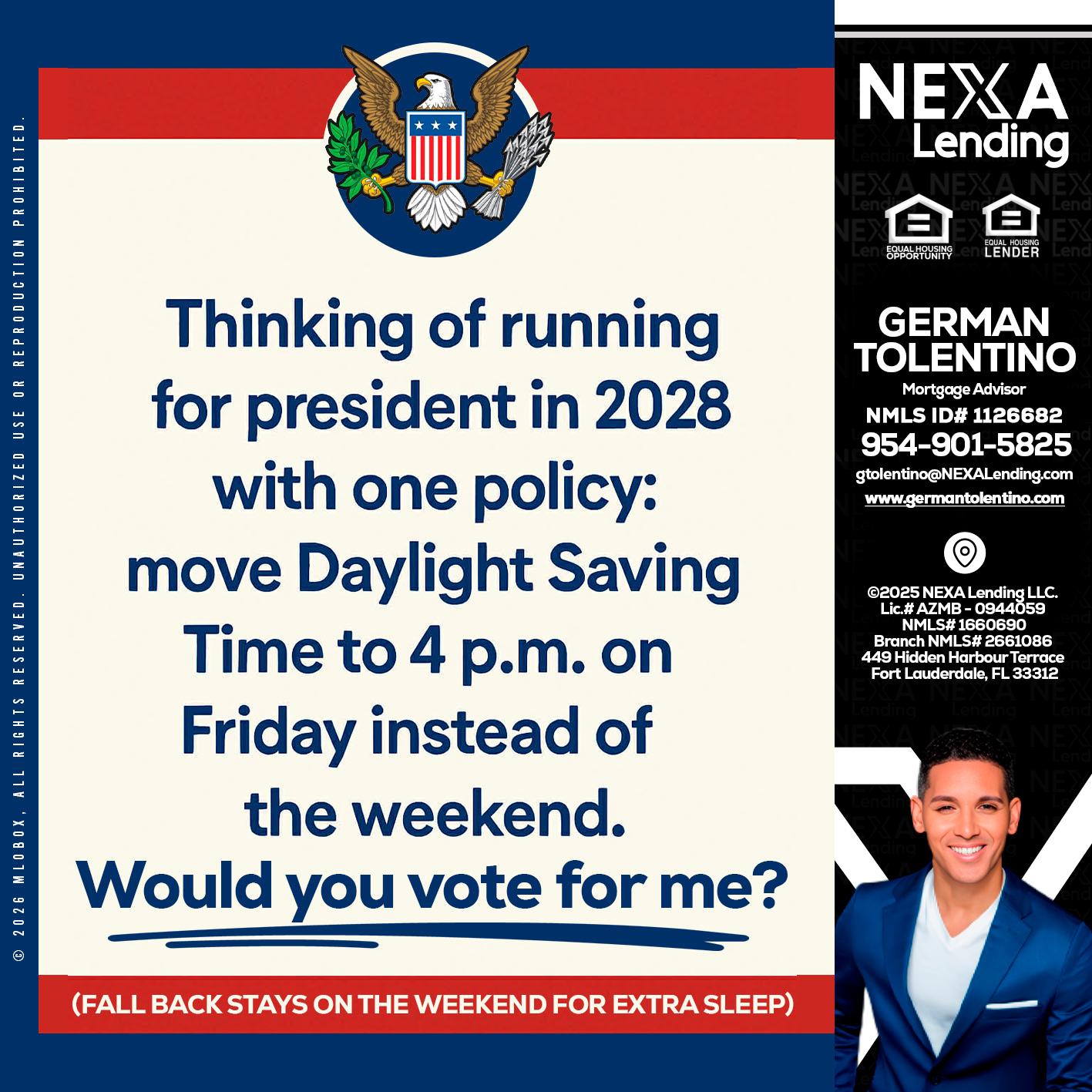THINKING OF RUNING - German Tolentino -Mortgage Advisor