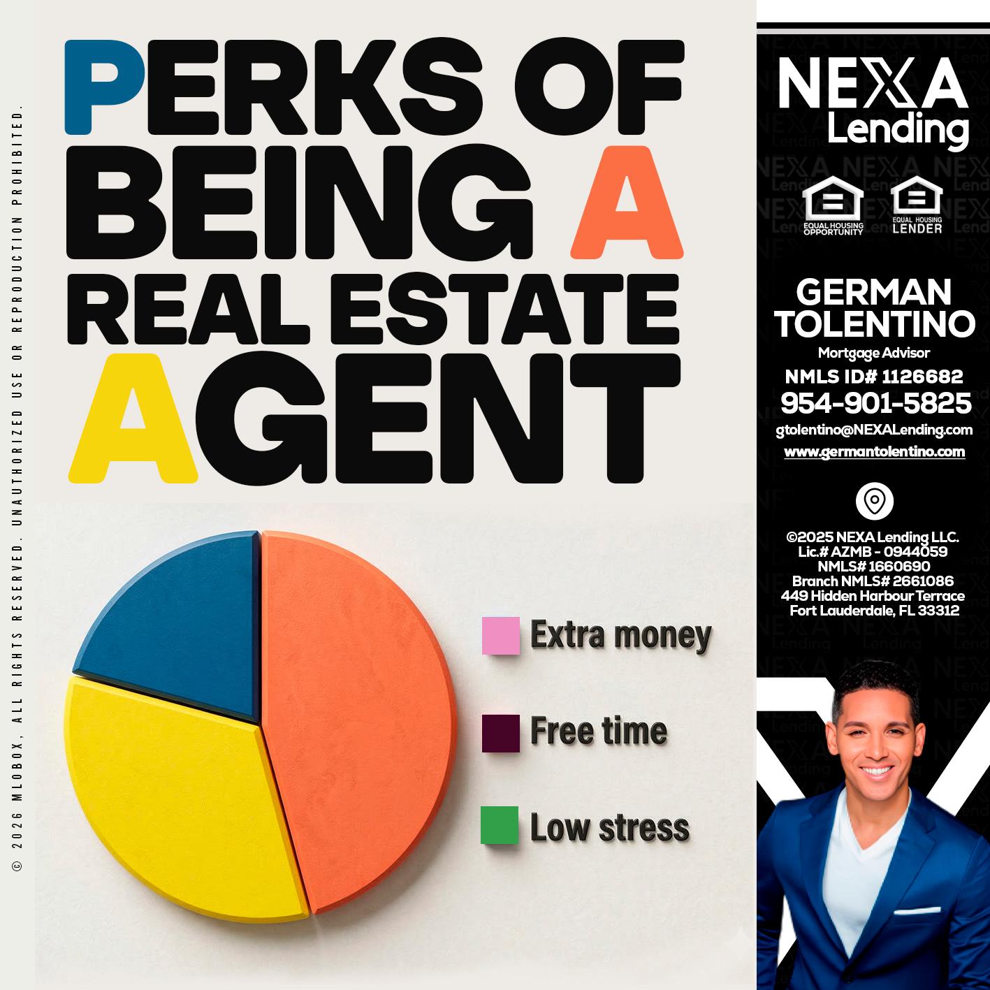 PERKS OF BEING - German Tolentino -Mortgage Advisor