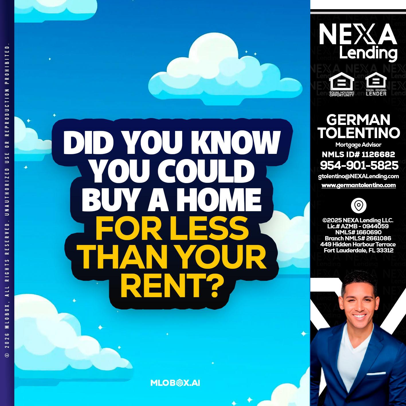 DID YOU KNOW - German Tolentino -Mortgage Advisor