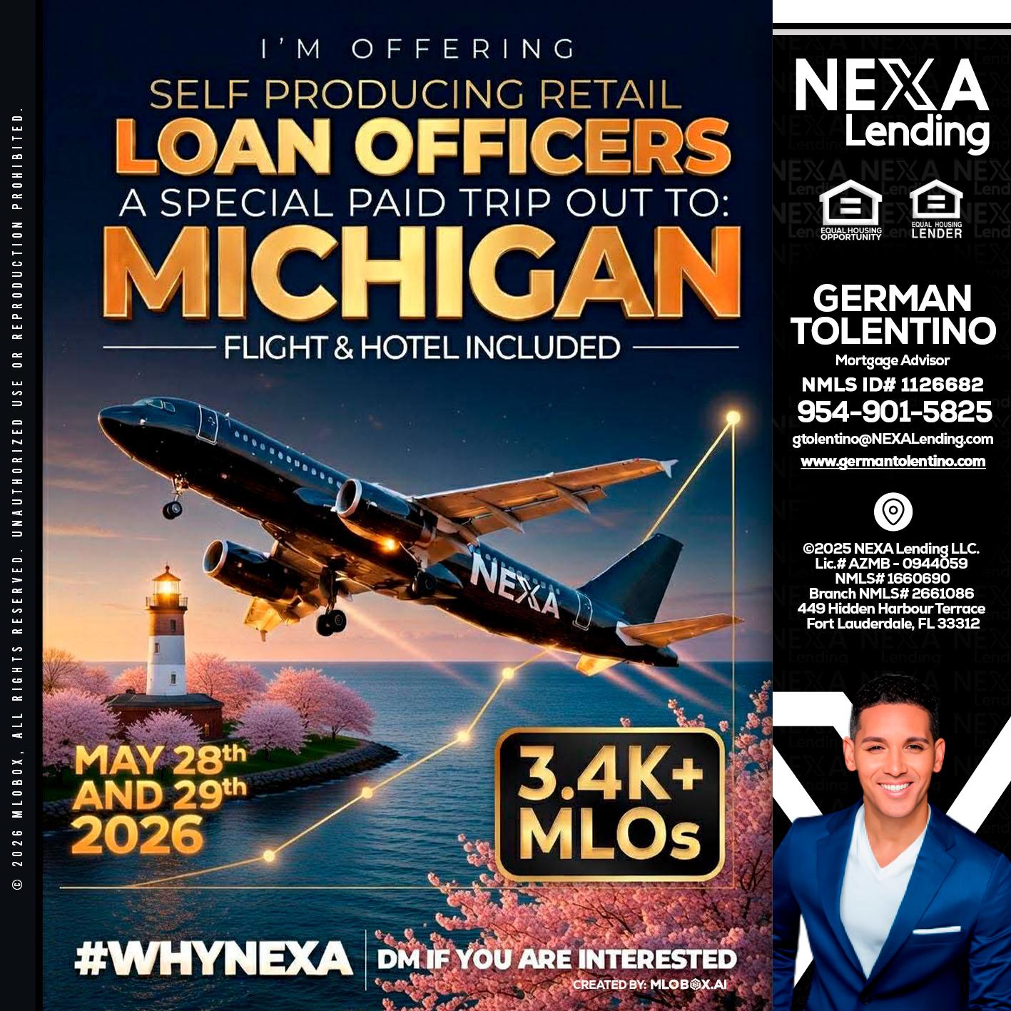 MICHIGAN TRIP - German Tolentino -Mortgage Advisor