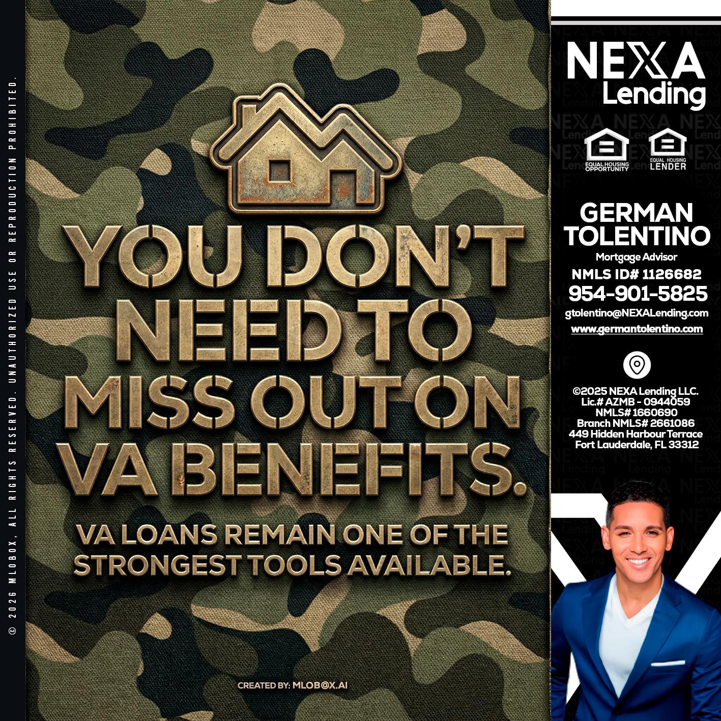 you don't need - German Tolentino -Mortgage Advisor
