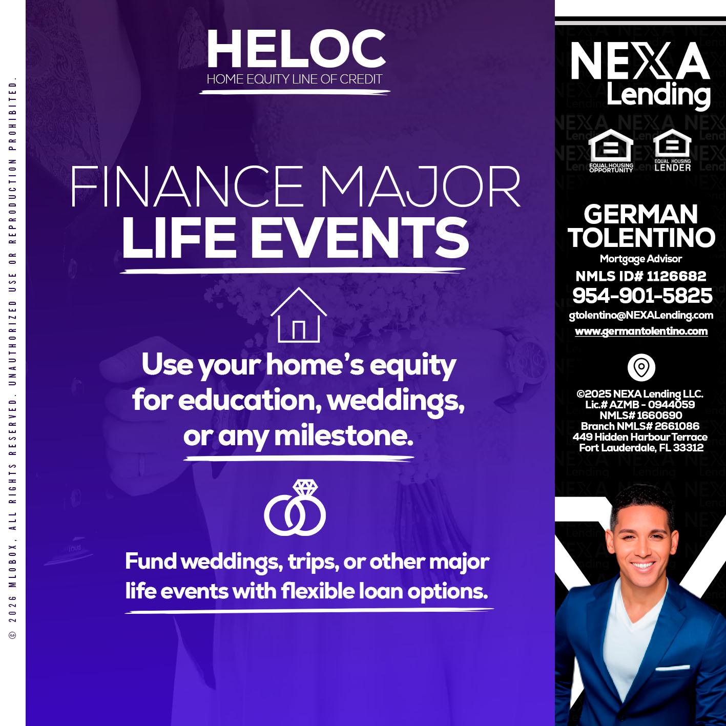 HELOC - German Tolentino -Mortgage Advisor