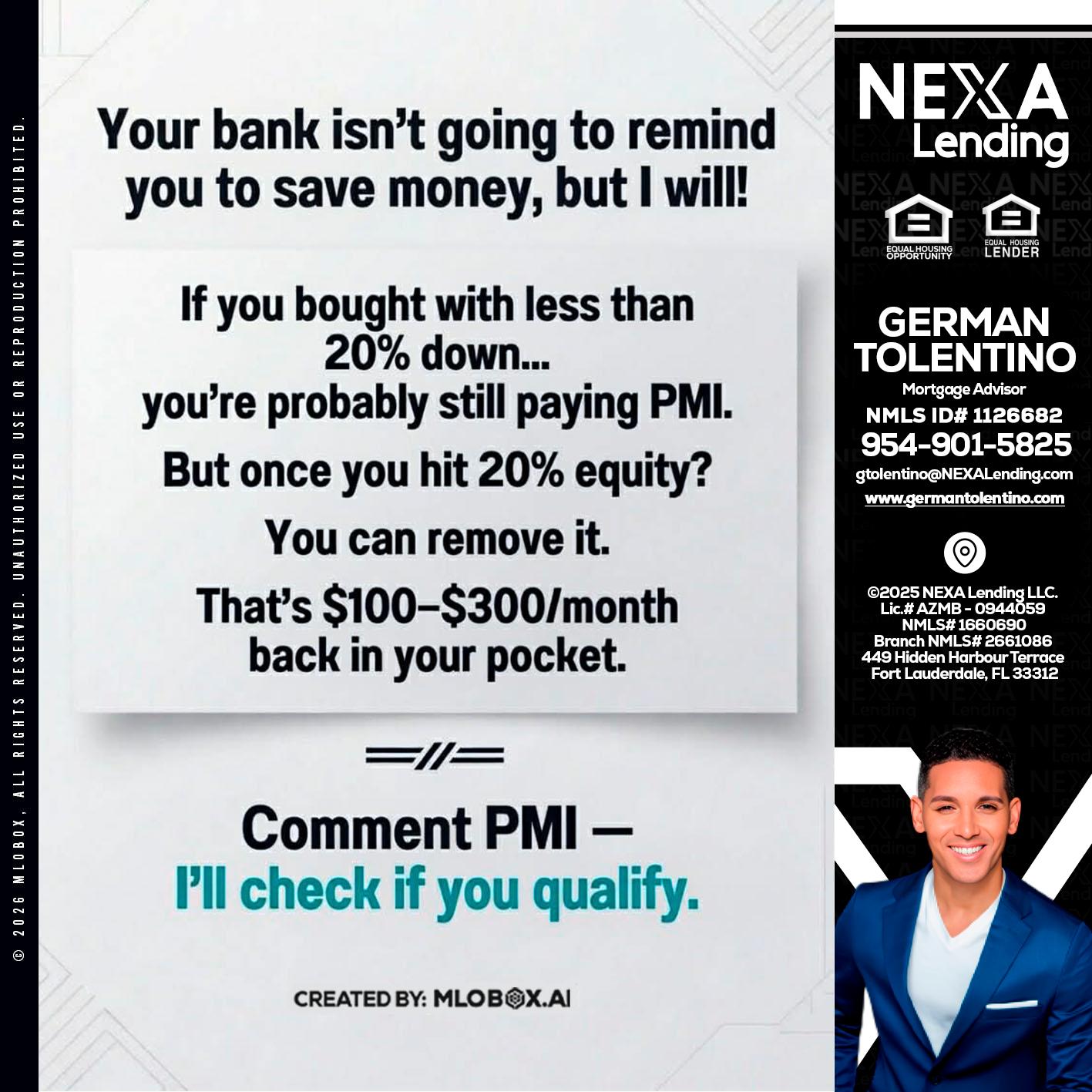 YOUR BANK ISNT - German Tolentino -Mortgage Advisor