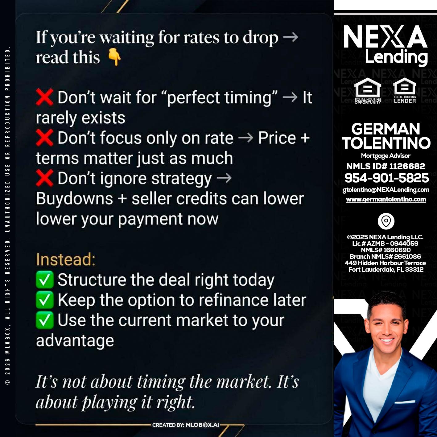 IF YOU ARE - German Tolentino -Mortgage Advisor