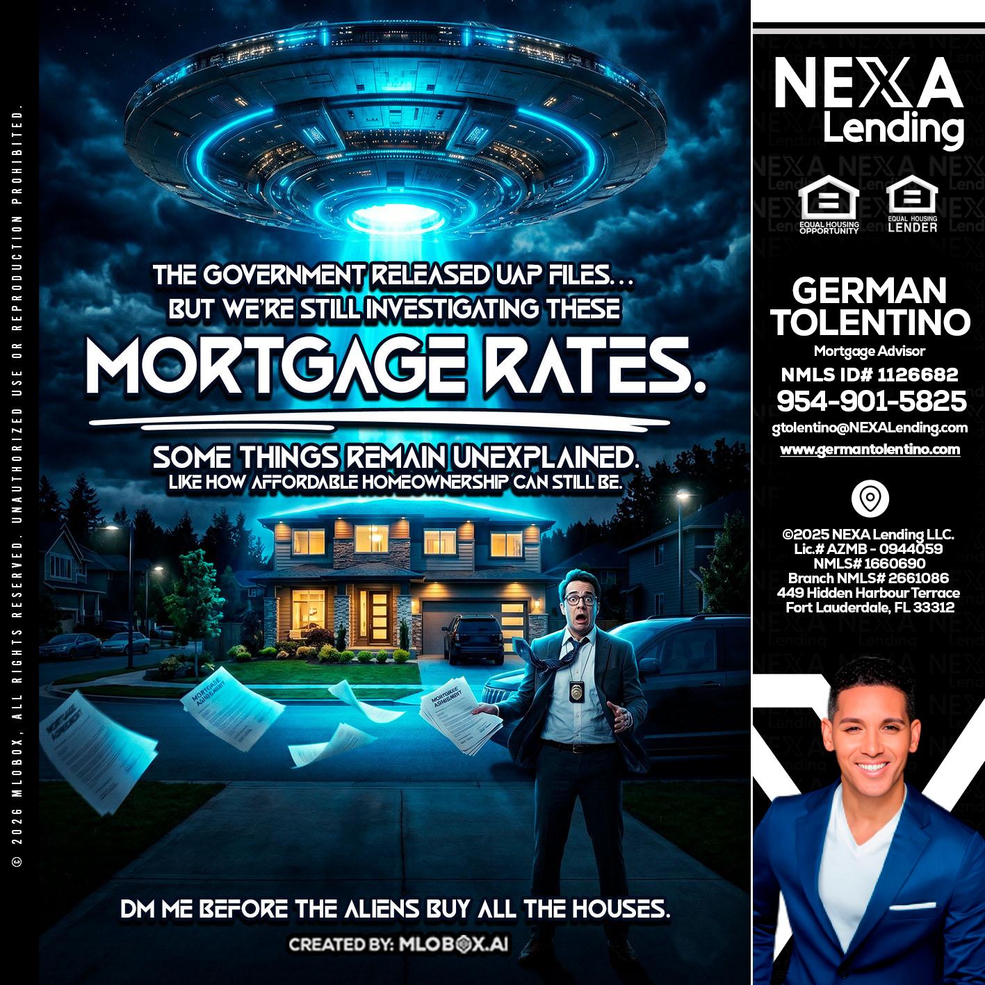 MORTGAGE RATES - German Tolentino -Mortgage Advisor