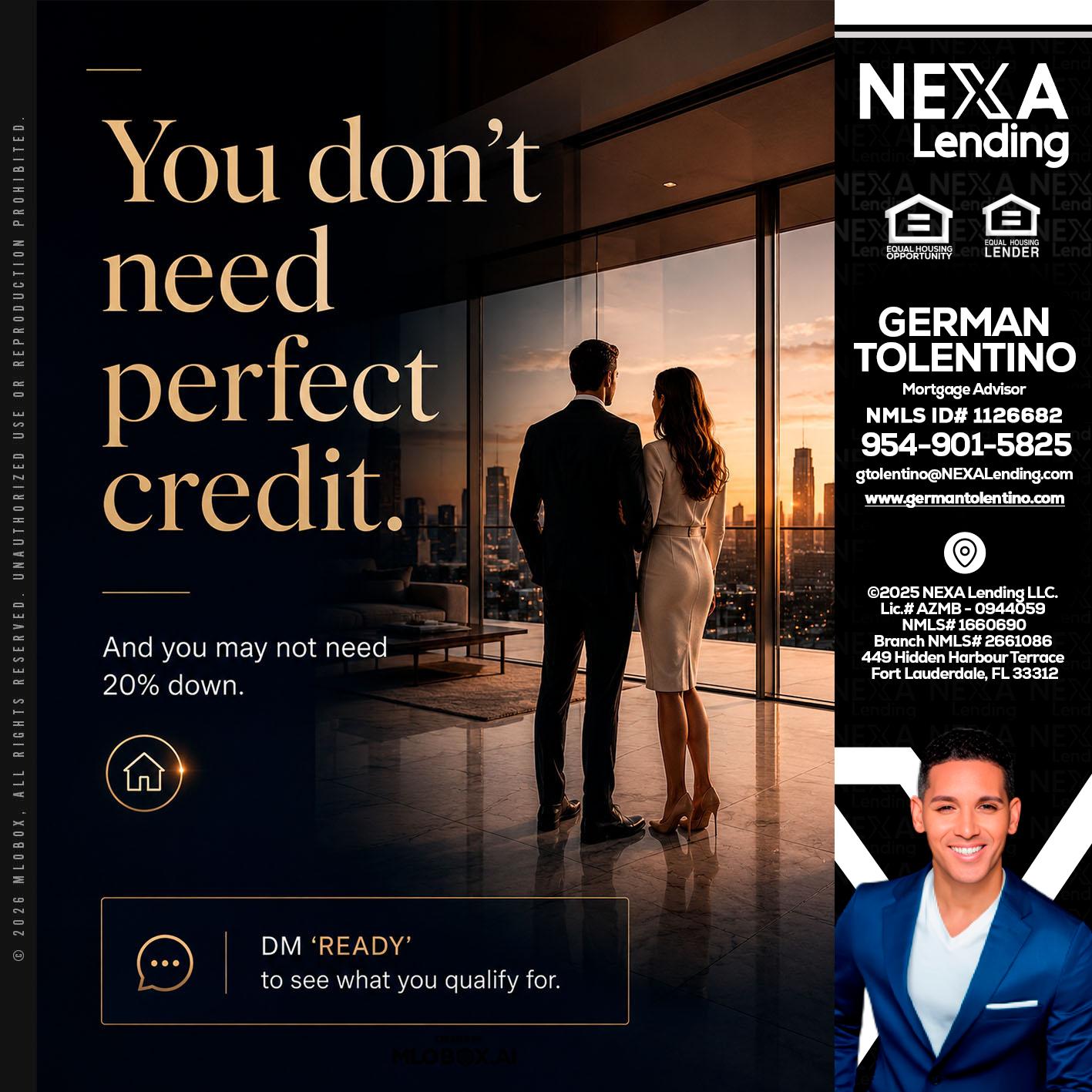 you don't need - German Tolentino -Mortgage Advisor