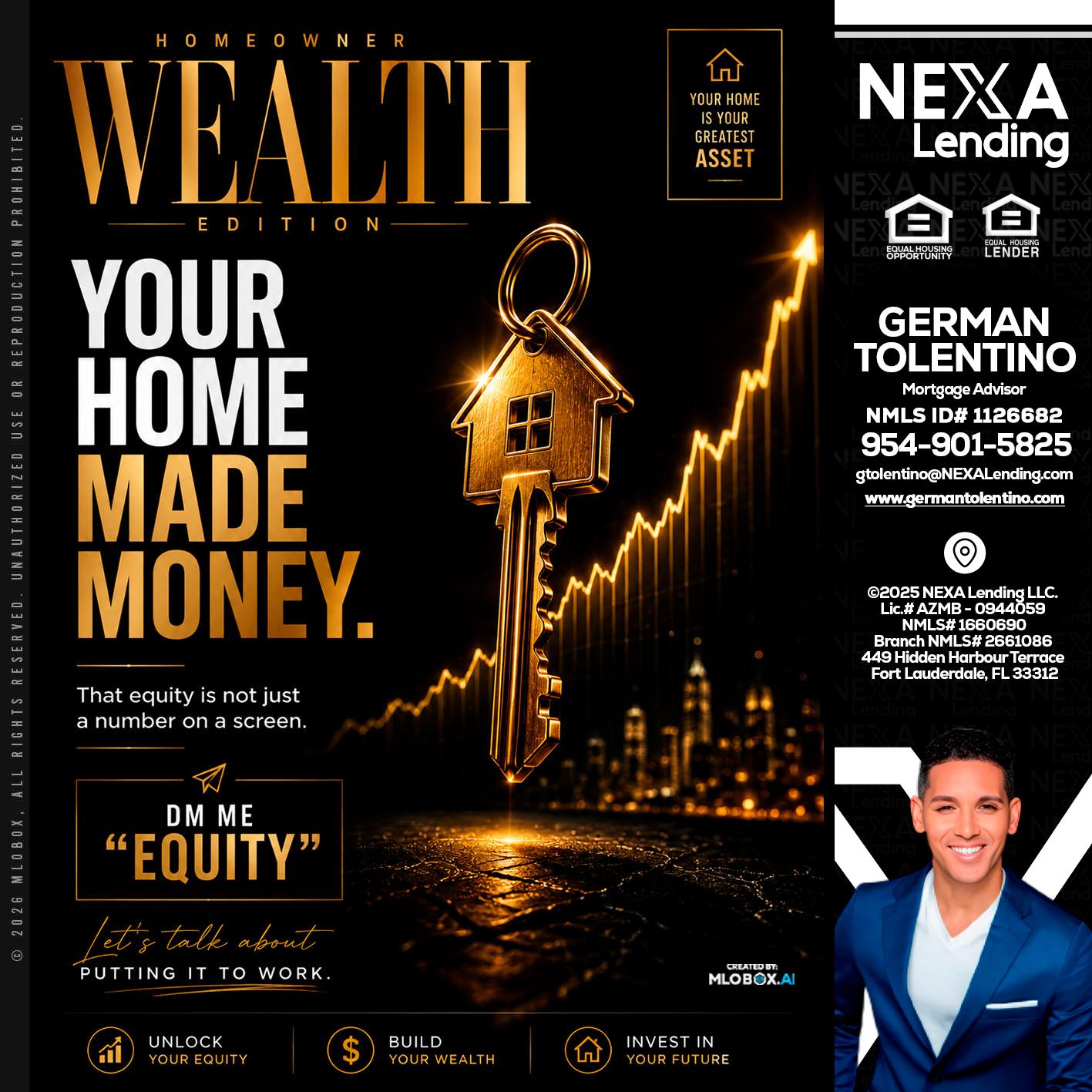 YOUR HOME MADE - German Tolentino -Mortgage Advisor