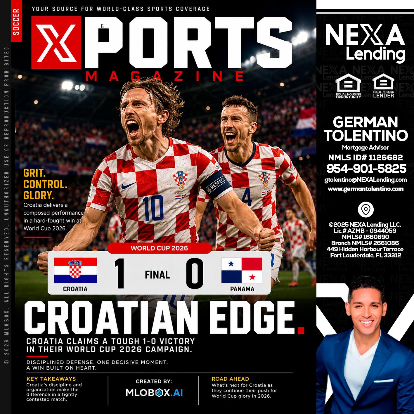 CROATIA 1-0 PANAMA - German Tolentino -Mortgage Advisor