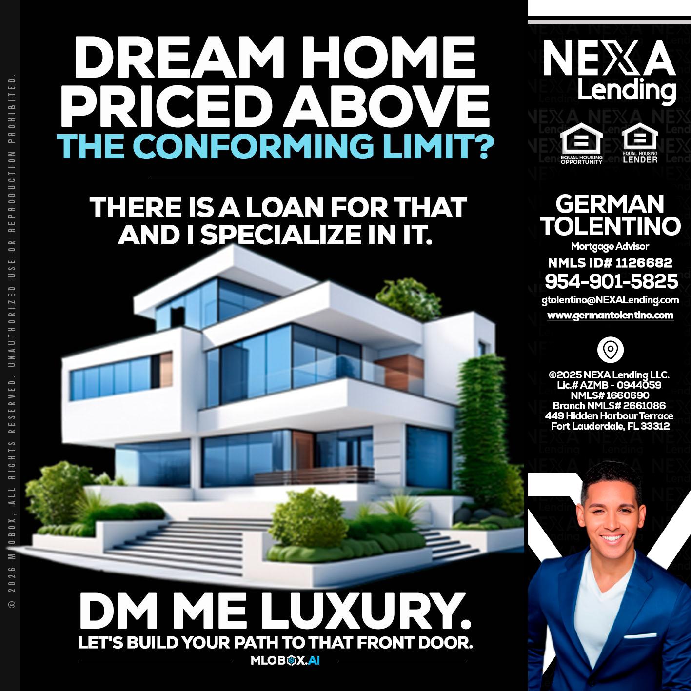 DREAM HOME - German Tolentino -Mortgage Advisor