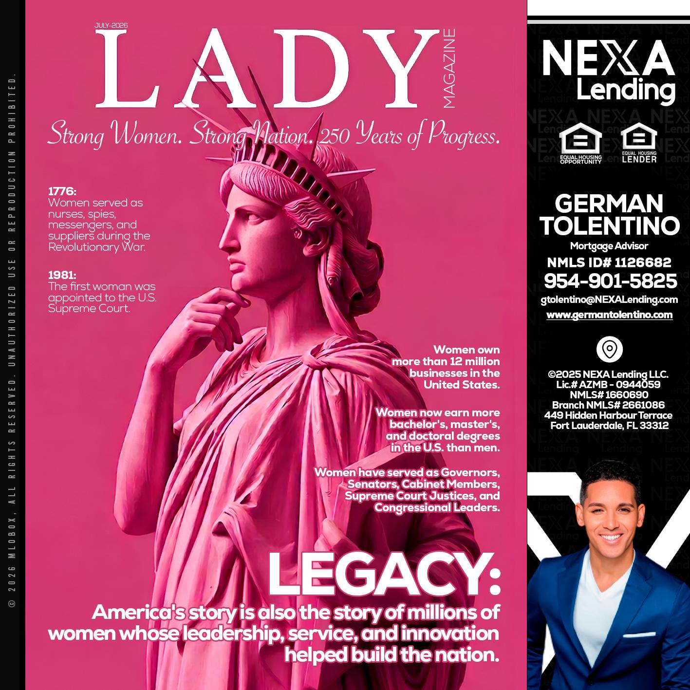 LADY LIBERTY! - German Tolentino -Mortgage Advisor