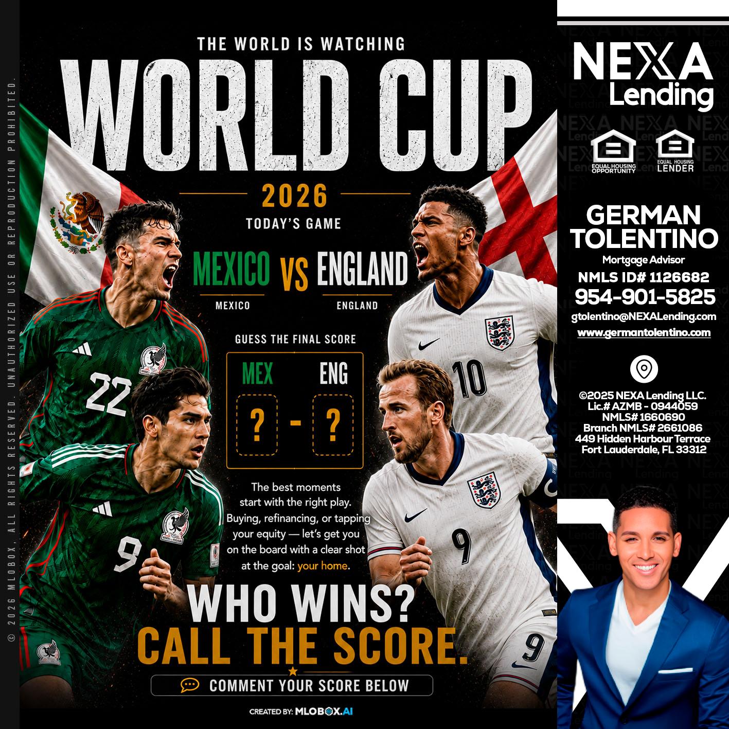 WHO'S WIN - German Tolentino -Mortgage Advisor