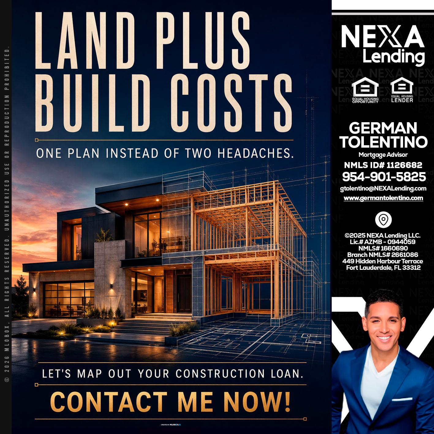 LAND PLUS - German Tolentino -Mortgage Advisor