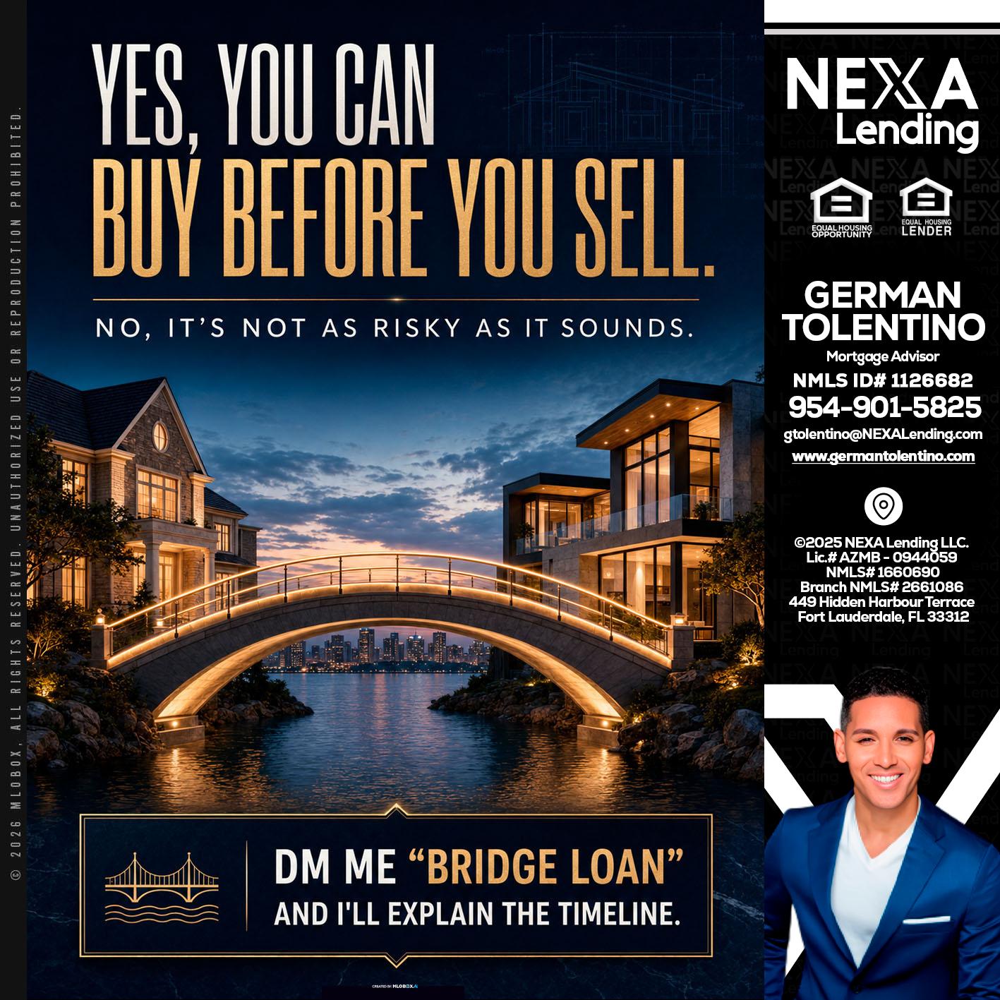 YES, YOU CAN - German Tolentino -Mortgage Advisor