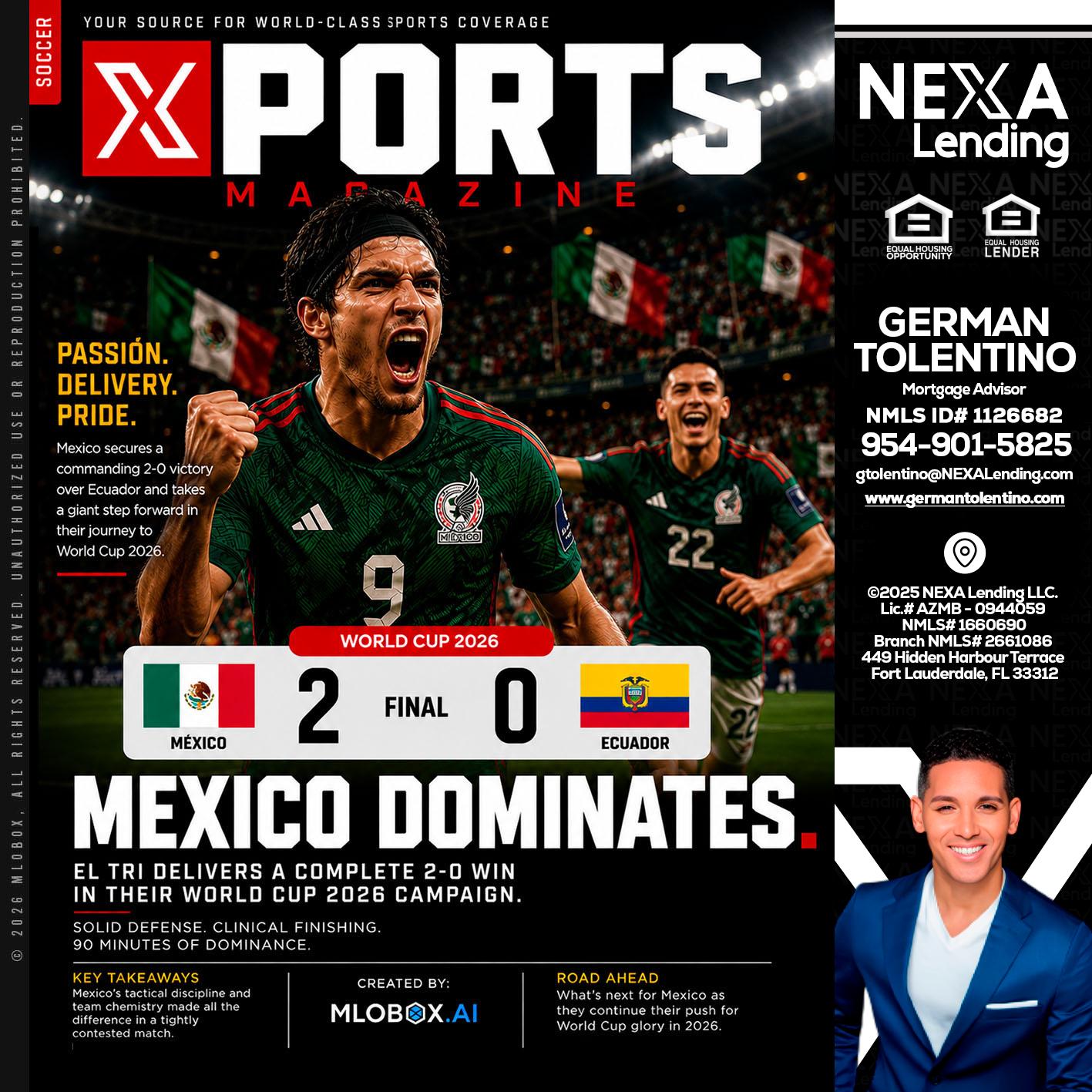 XPORTS MEX 2-0 ECUADOR - German Tolentino -Mortgage Advisor