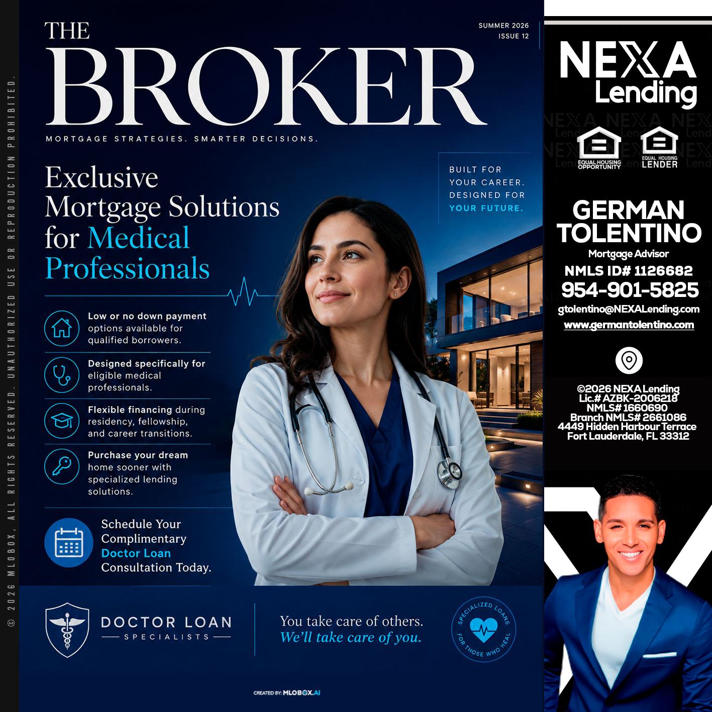 THE BROKER - German Tolentino -Mortgage Advisor