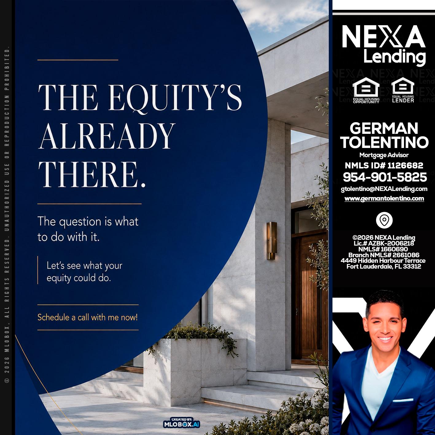 the equity's - German Tolentino -Mortgage Advisor