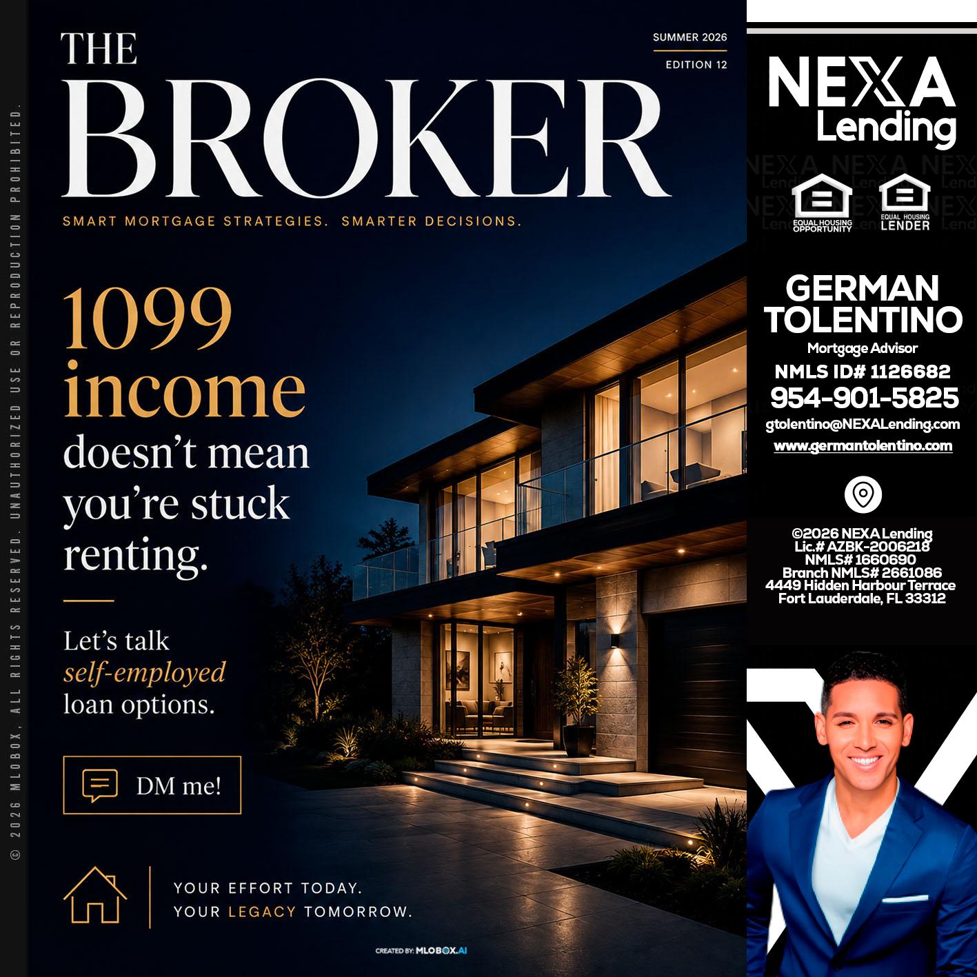 THE BROKER - German Tolentino -Mortgage Advisor