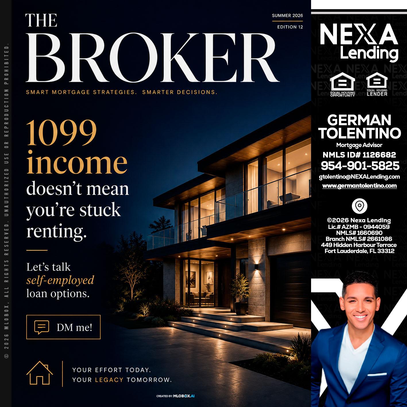 THE BROKER - German Tolentino -Mortgage Advisor