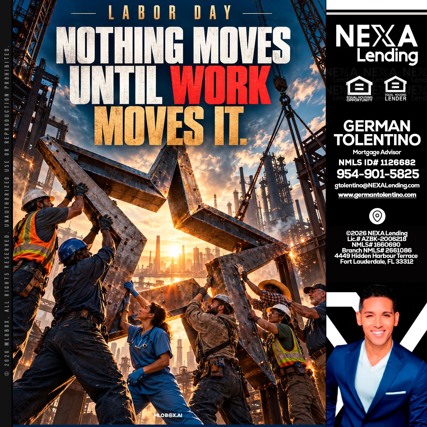 LABOR DAY - German Tolentino -Mortgage Advisor