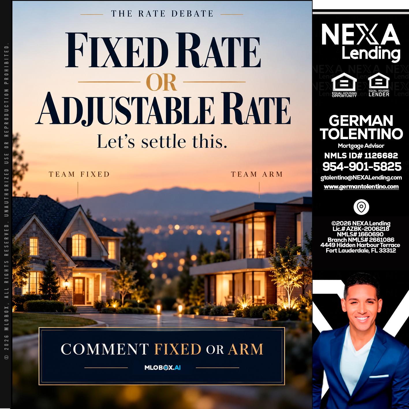 FIXED RATE - German Tolentino -Mortgage Advisor